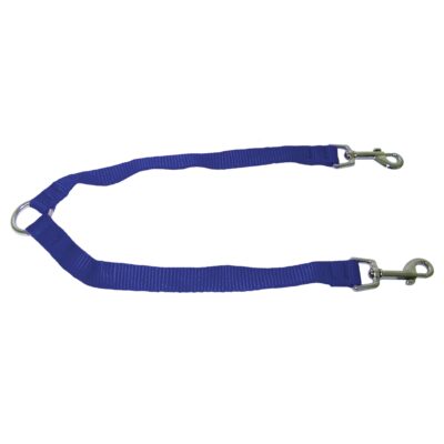Correa doble de nylon azul (40 cm)