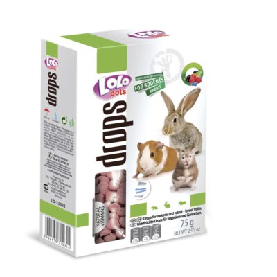 Golosina Drops, Snack de frutas del bosque LOLO (75 g)