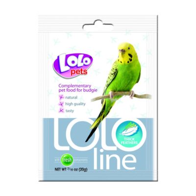 Complemento alimenticio plumaje espeso para periquitos LOLO (20 g)