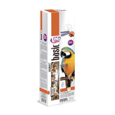 Barritas de frutas y nueces para loros LOLO (250 g)