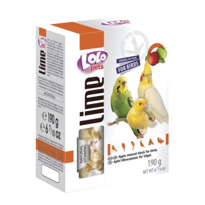 Bloque mineral de manzana para loros LOLO (190 g)