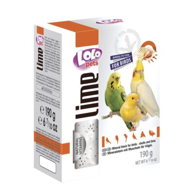 Bloque mineral de ostras para loros LOLO (190 g)