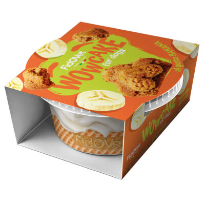 Wowcake sabor banana para perros FidOVet
