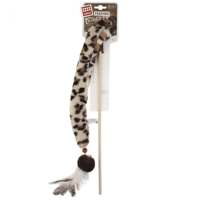 Juguetes GiGWI para gatos con HOJAS SILVERVINE línea ECO LINE