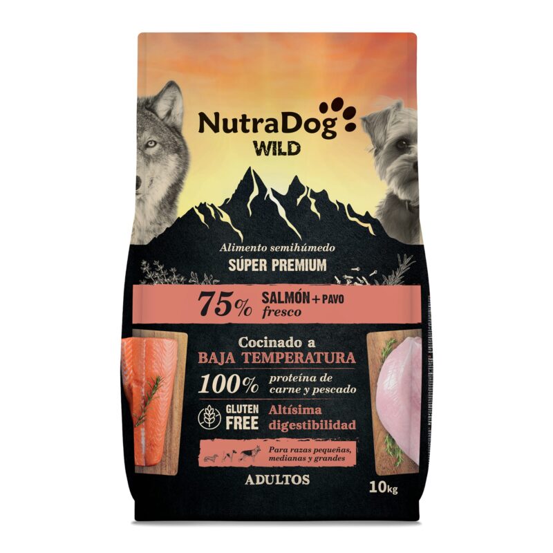Alimento semihúmedo NutraDog WILD: La alimentación que ellos merecen