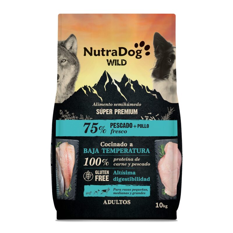 Alimento semihúmedo NutraDog WILD: La alimentación que ellos merecen