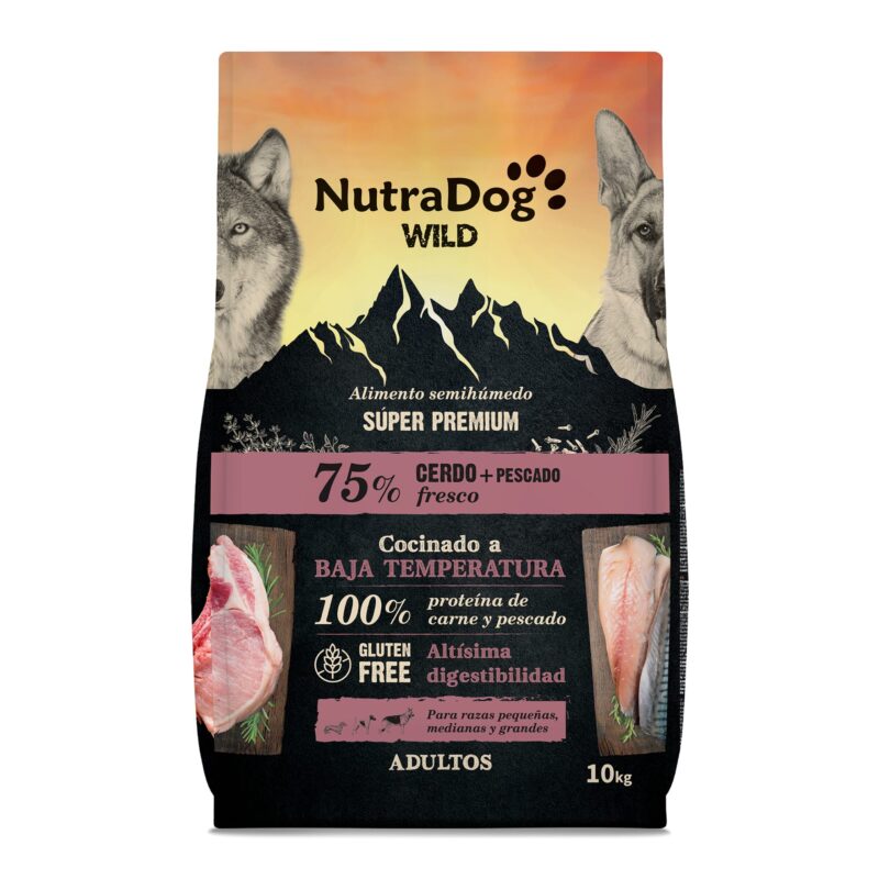 Alimento semihúmedo NutraDog WILD: La alimentación que ellos merecen