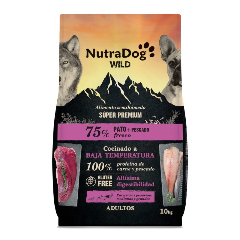 Alimento semihúmedo NutraDog WILD: La alimentación que ellos merecen