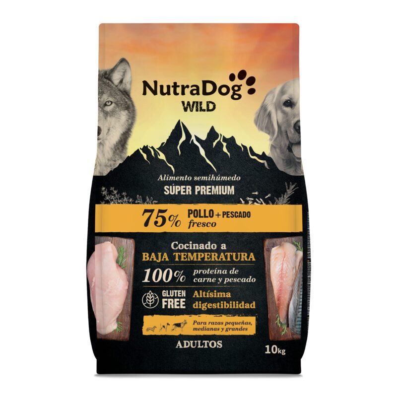 Alimento semihúmedo NutraDog WILD: La alimentación que ellos merecen