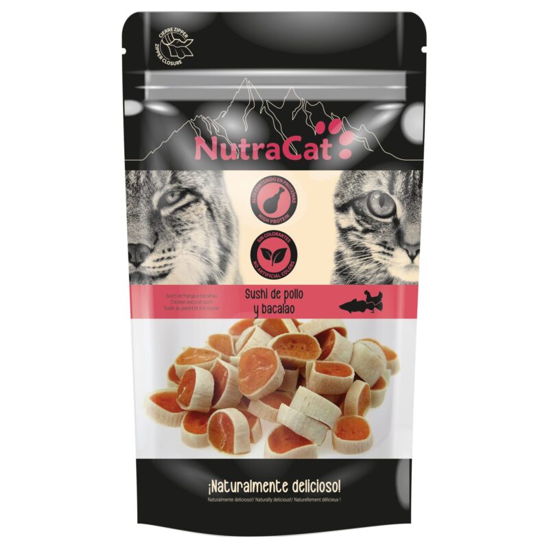 NutraCat snacks deshidratados: sabor natural y proteínas de calidad