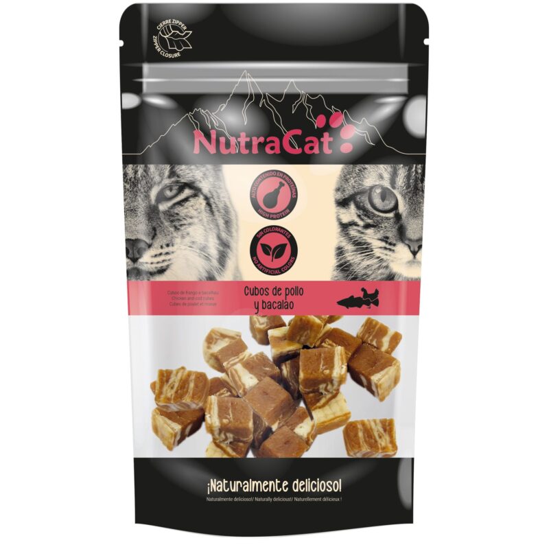 NutraCat snacks deshidratados: sabor natural y proteínas de calidad