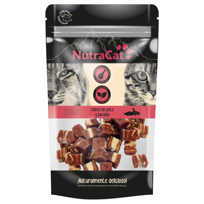 NutraCat snacks deshidratados: sabor natural y proteínas de calidad