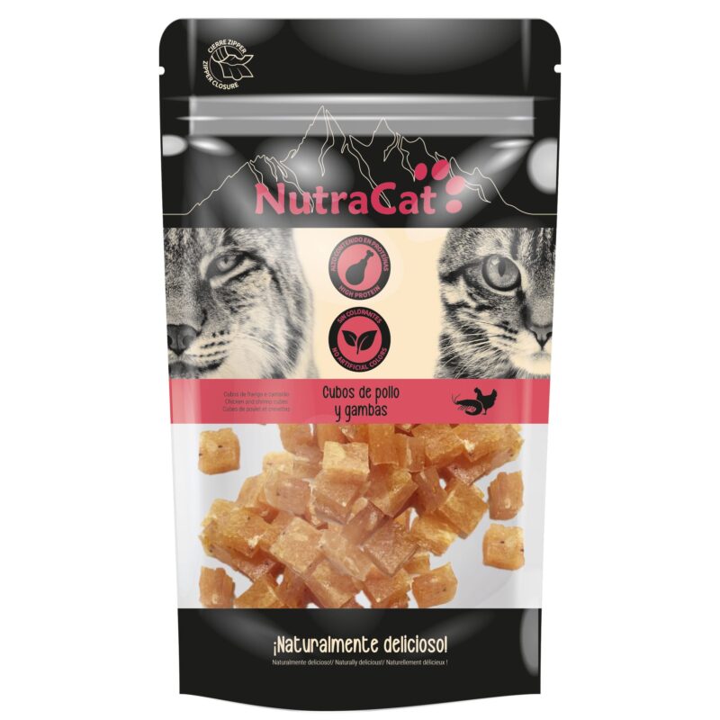NutraCat snacks deshidratados: sabor natural y proteínas de calidad