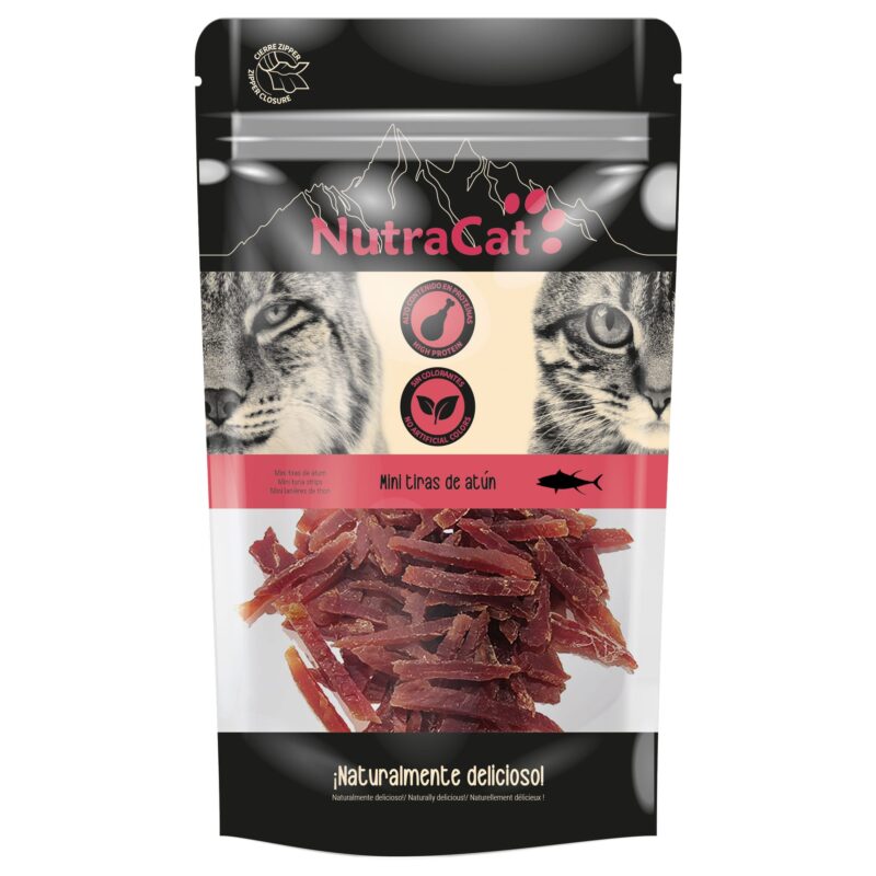 NutraCat snacks deshidratados: sabor natural y proteínas de calidad
