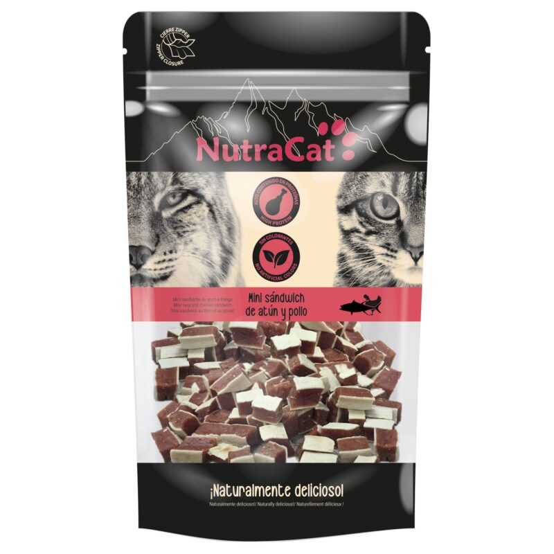 NutraCat snacks deshidratados: sabor natural y proteínas de calidad