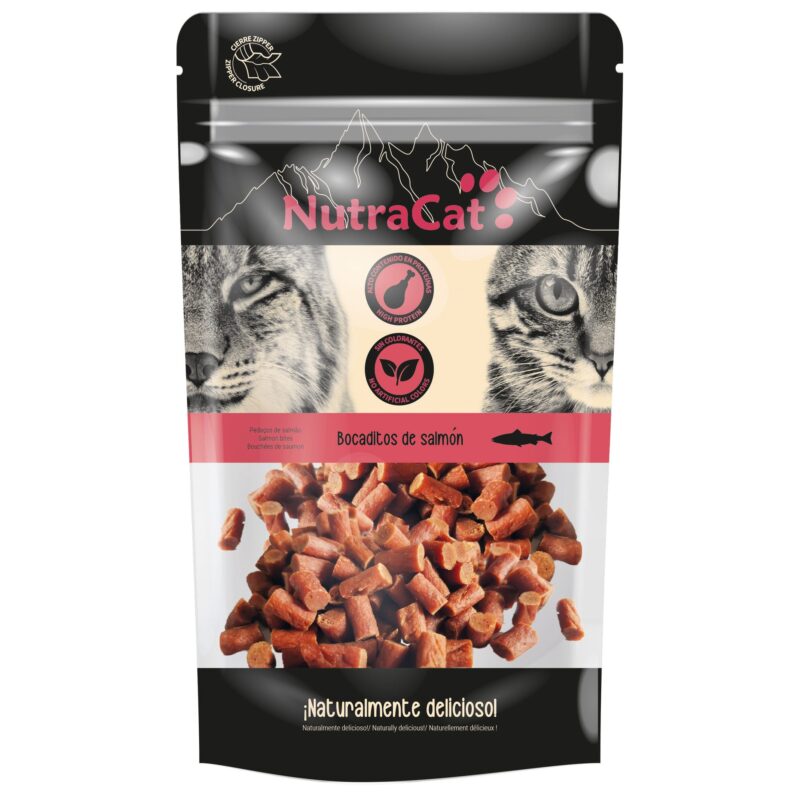 NutraCat snacks deshidratados: sabor natural y proteínas de calidad