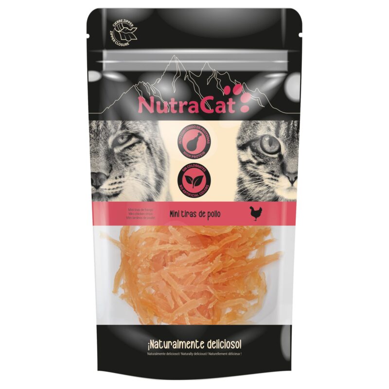 NutraCat snacks deshidratados: sabor natural y proteínas de calidad